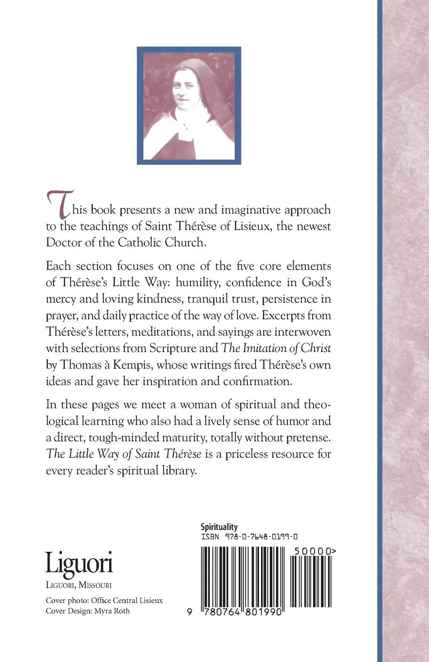 Rückseite: 9780764801990 | The Little Way of Saint Therese of Lisieux | Taschenbuch | Englisch