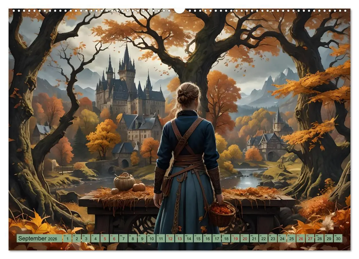 Bild: 9783457391990 | Mittelalterliche Städte und Burgen (Wandkalender 2026 DIN A2 quer),...