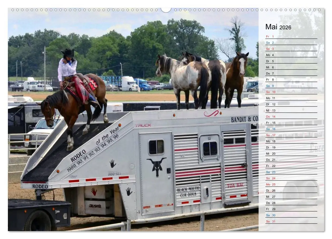 Bild: 9783457771990 | Faszination Rodeo (hochwertiger Premium Wandkalender 2026 DIN A2...