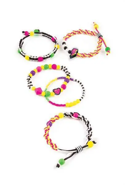 Bild: 695929012090 | Neon Retro Armbänder | Deutsch | 2021 | MAKE IT REAL