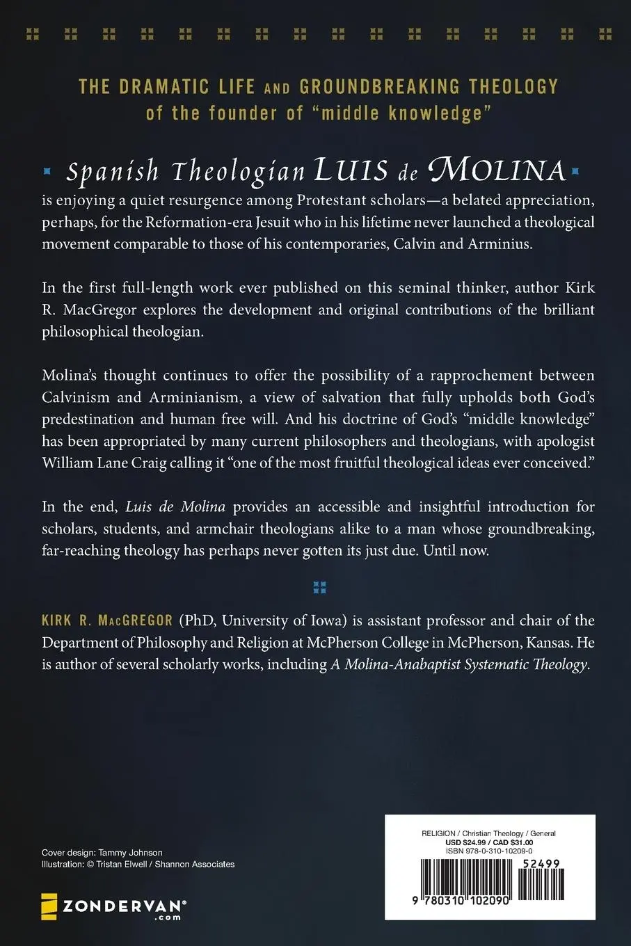 Rückseite: 9780310102090 | Luis de Molina | Kirk R. MacGregor | Taschenbuch | Englisch | 2018