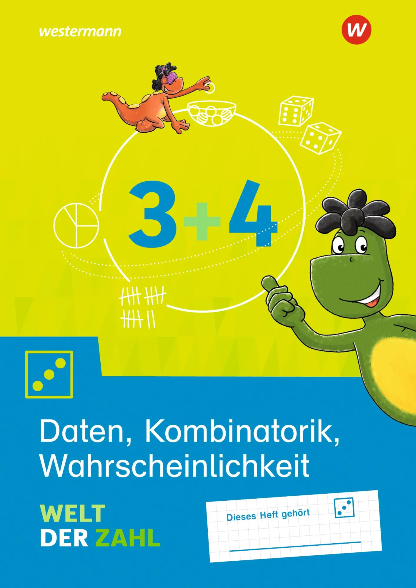 Cover: 9783141062090 | Welt der Zahl - Zusatzmaterial 3/4. Arbeitsheft Daten,...