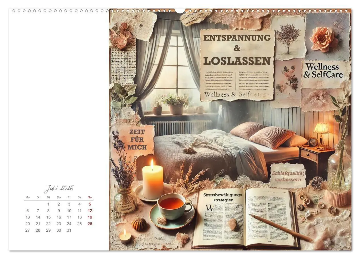 Bild: 9783457282090 | Soulful Days - Dein Selfcare-Kalender (Wandkalender 2026 DIN A2...