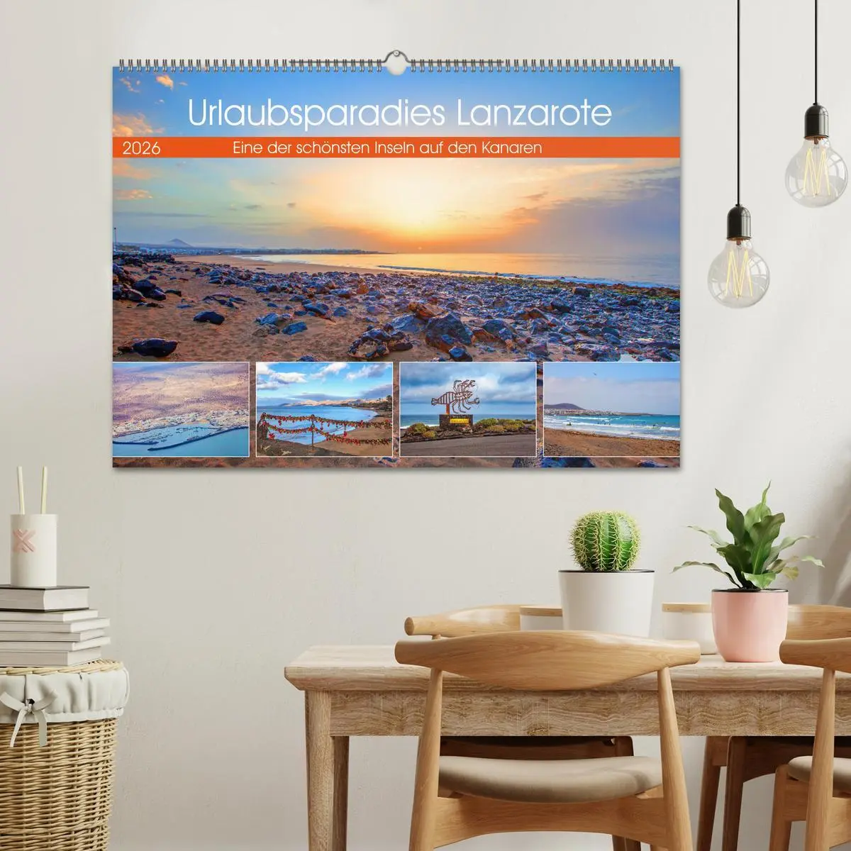 Bild: 9783457422090 | Urlaubsparadies Lanzarote (Wandkalender 2026 DIN A2 quer), CALVENDO...