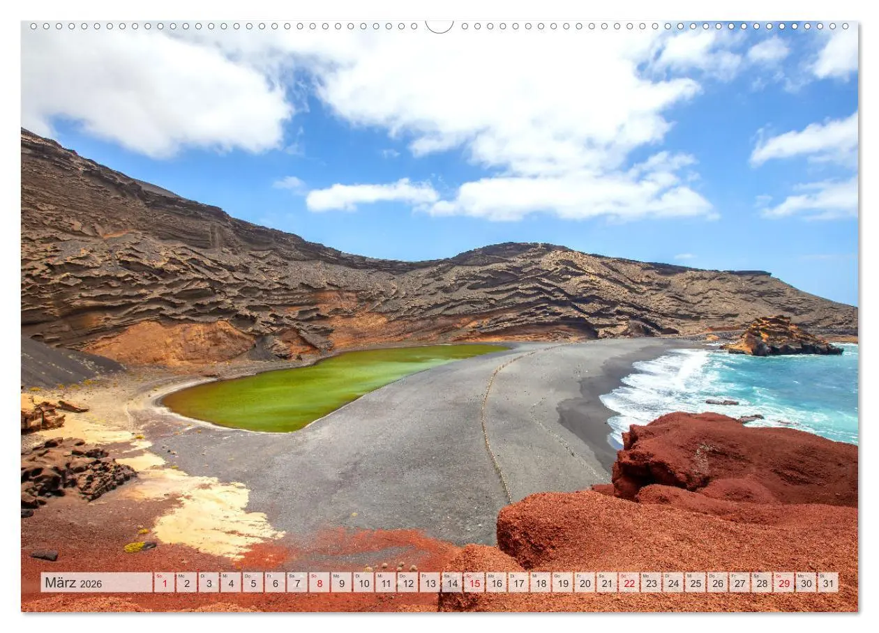 Bild: 9783457422090 | Urlaubsparadies Lanzarote (Wandkalender 2026 DIN A2 quer), CALVENDO...