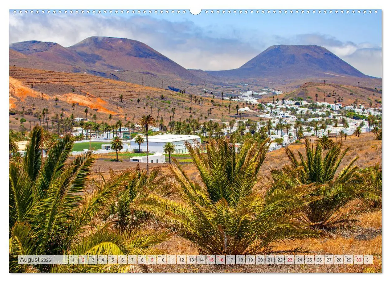 Bild: 9783457422090 | Urlaubsparadies Lanzarote (Wandkalender 2026 DIN A2 quer), CALVENDO...
