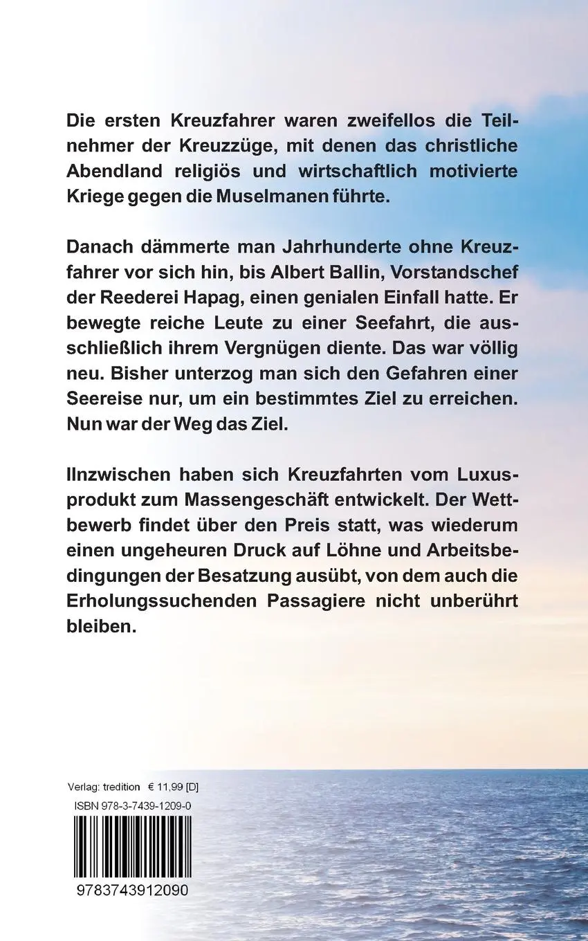 Rückseite: 9783743912090 | Kreuzfahrer | Maritime Gaunereien | Uwe Schwartzer | Taschenbuch