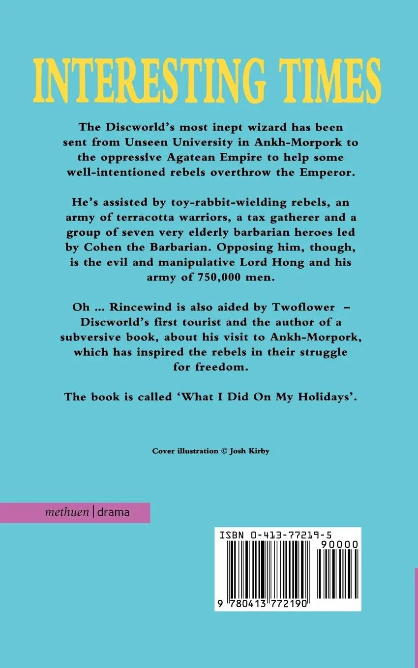 Rückseite: 9780413772190 | Terry Pratchett Interesting Times | Terry Pratchett | Taschenbuch