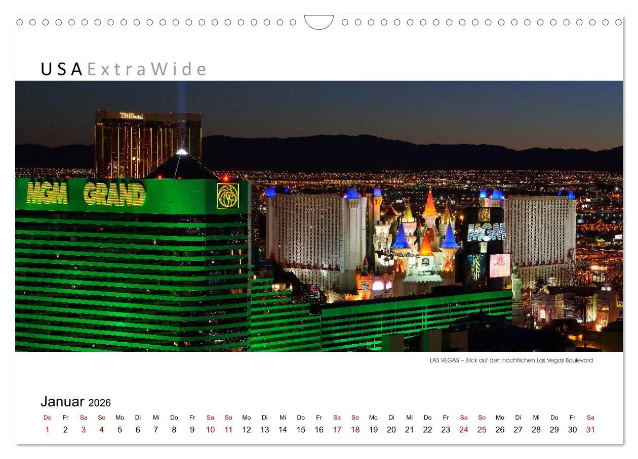 Bild: 9783457272190 | Impressionen aus LAS VEGAS (Wandkalender 2026 DIN A3 quer),...
