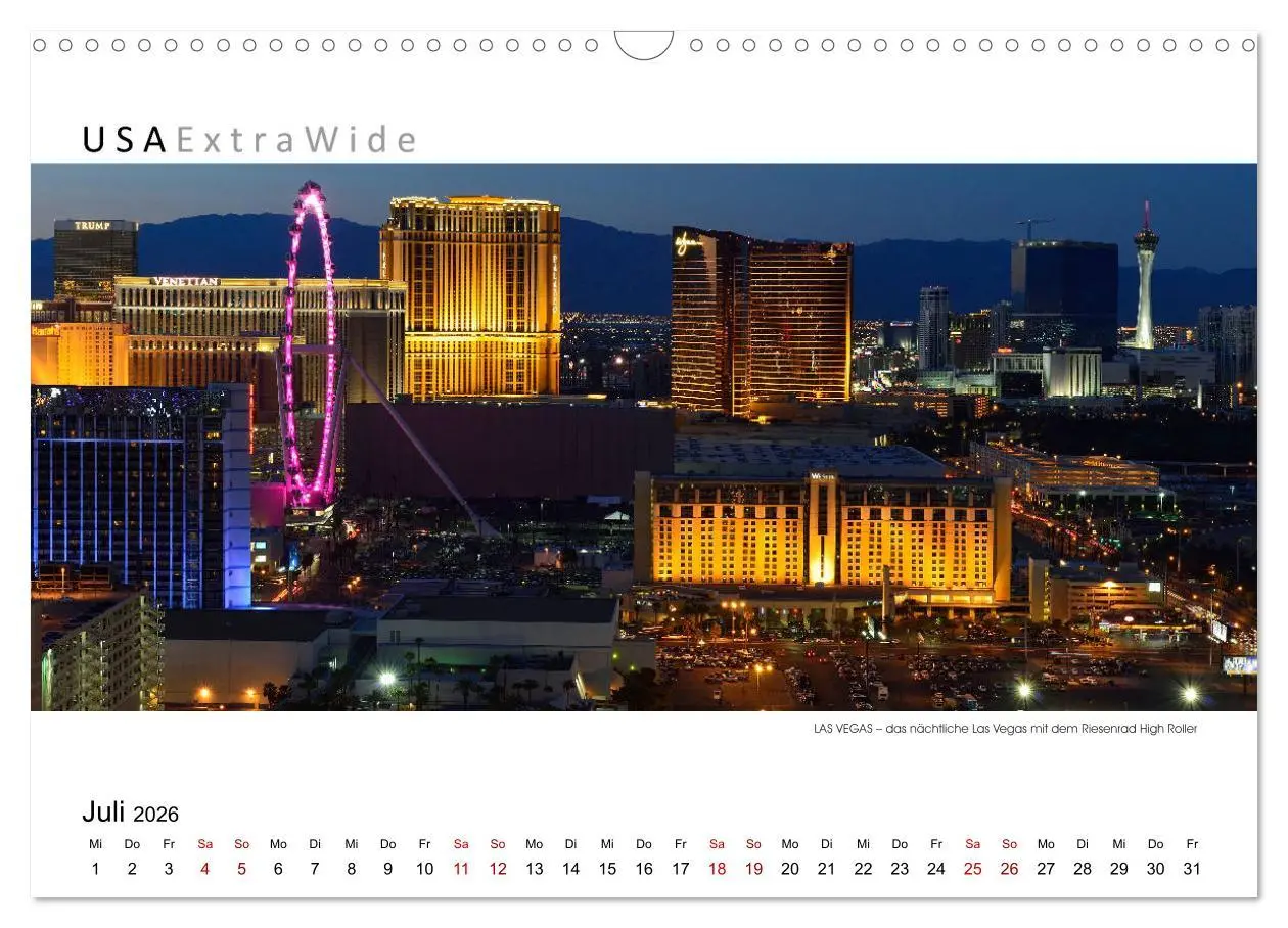Bild: 9783457272190 | Impressionen aus LAS VEGAS (Wandkalender 2026 DIN A3 quer),...