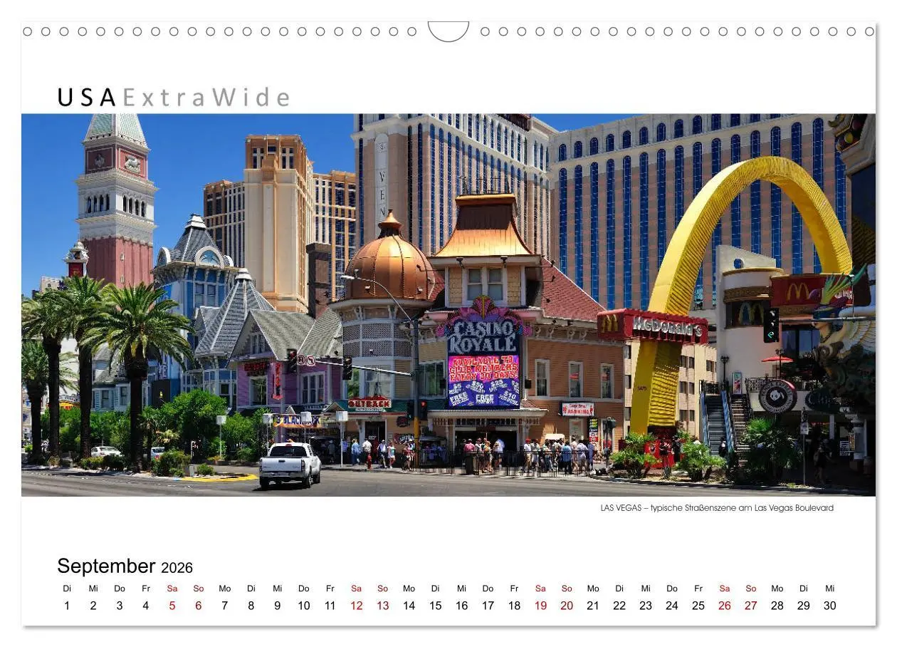 Bild: 9783457272190 | Impressionen aus LAS VEGAS (Wandkalender 2026 DIN A3 quer),...