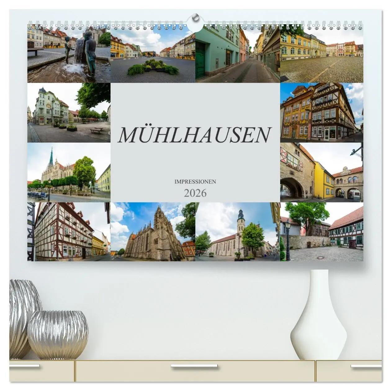 Cover: 9783457722190 | Mühlhausen Impressionen (hochwertiger Premium Wandkalender 2026 DIN...
