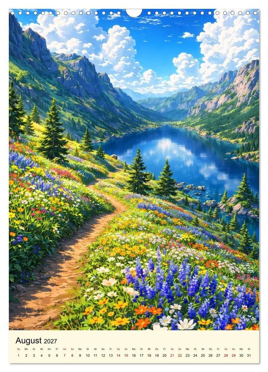 Bild: 9783594342190 | Stille Anime Sequenzen (Wandkalender 2027 DIN A3 hoch), CALVENDO...