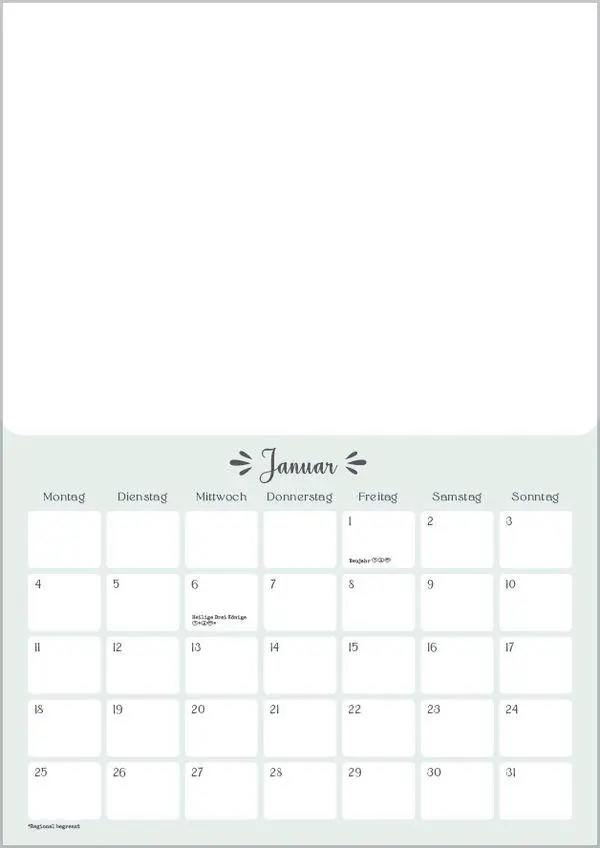 Bild: 9783819302190 | Foto-Malen-Basteln A4 Mint 2027 | Verlag Korsch | Kalender | 14 S.