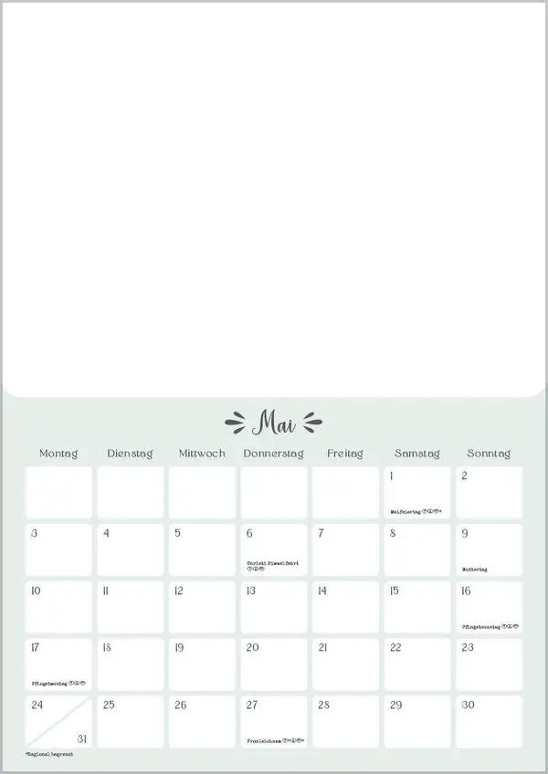 Bild: 9783819302190 | Foto-Malen-Basteln A4 Mint 2027 | Verlag Korsch | Kalender | 14 S.
