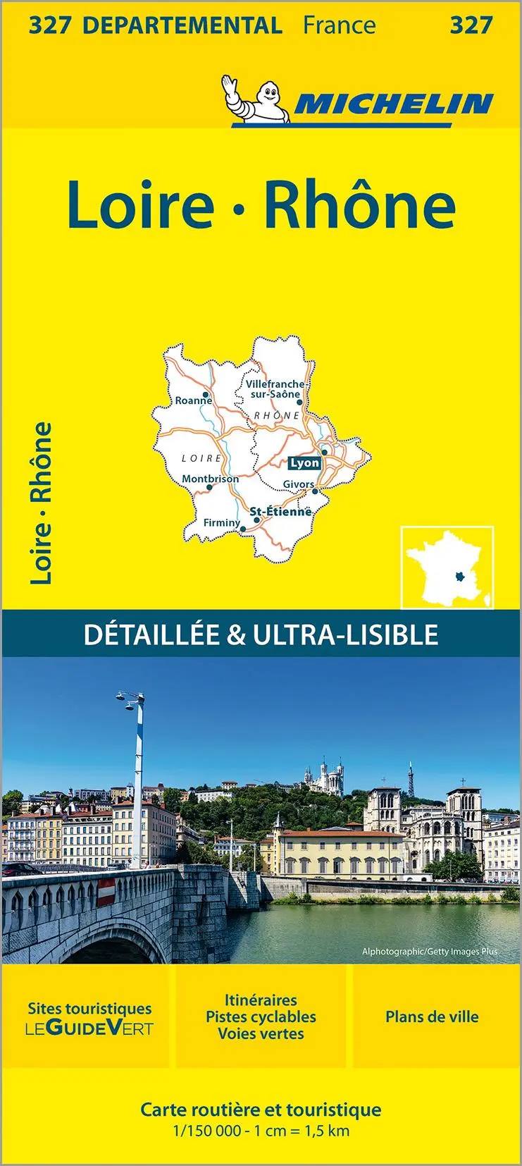 Cover: 9782067202290 | Michelin Beaujolais/Loire Rhône | Michelin | (Land-)Karte | 1 S.