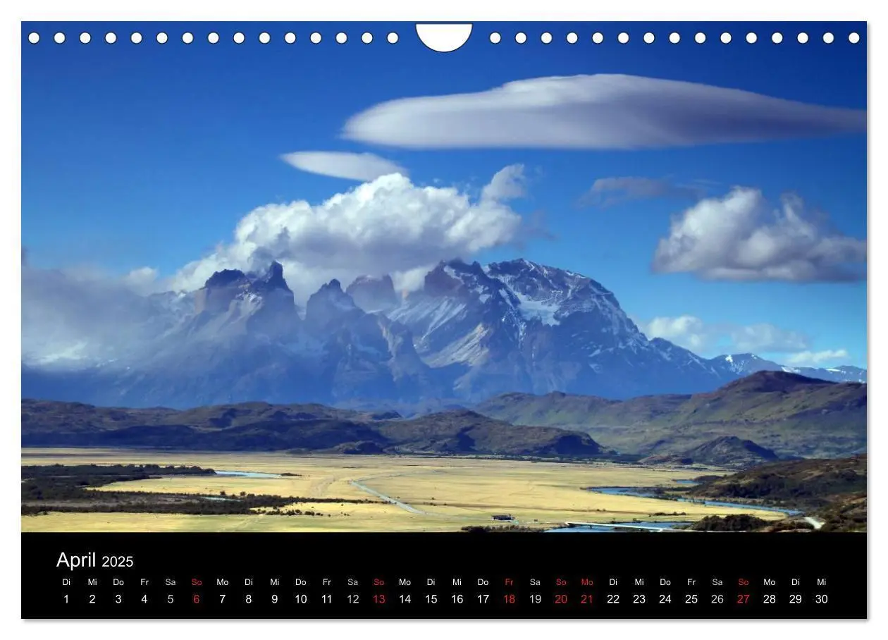 Bild: 9783435482290 | Südpatagonien - das "Ende" der Welt (Wandkalender 2025 DIN A4...