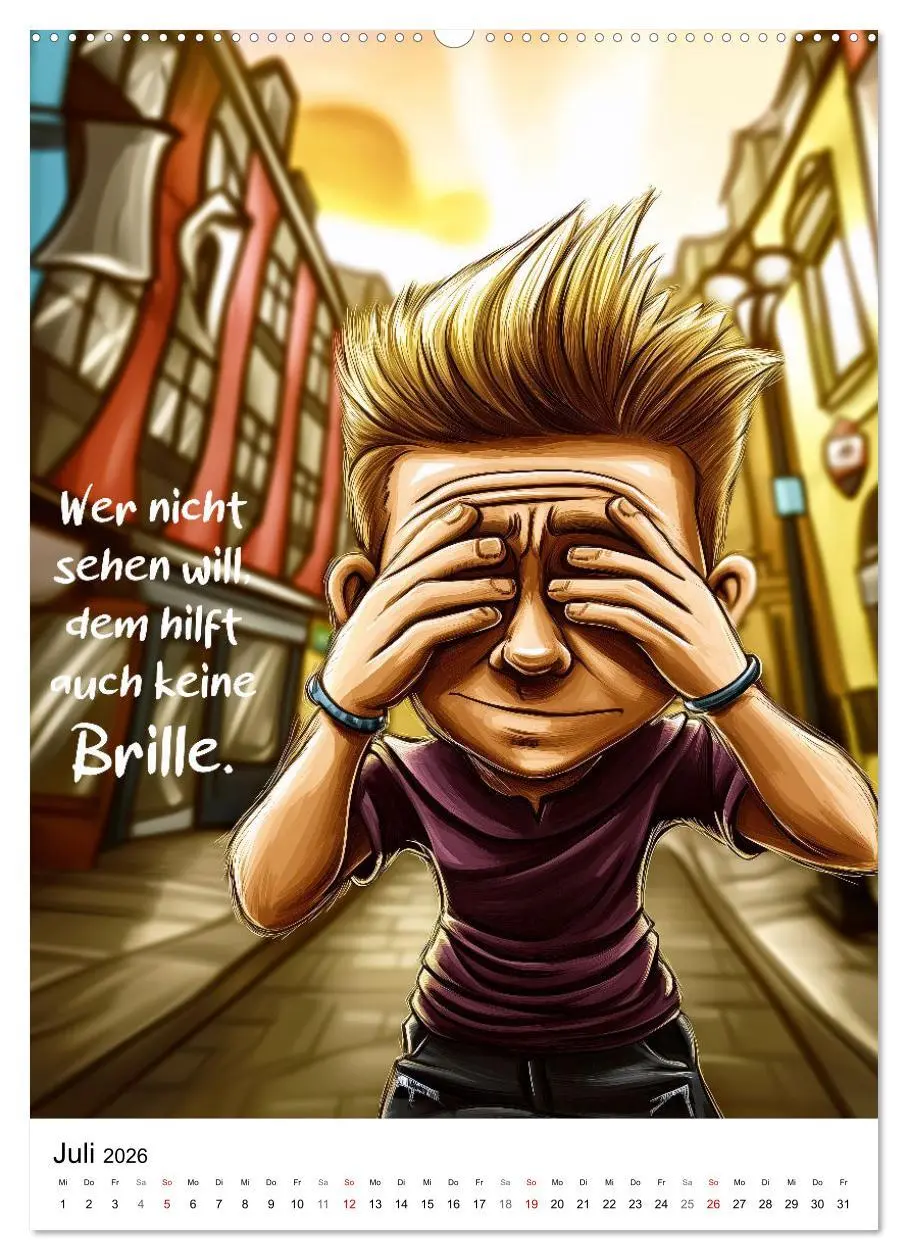 Bild: 9783457262290 | Optikersprüche (hochwertiger Premium Wandkalender 2026 DIN A2...