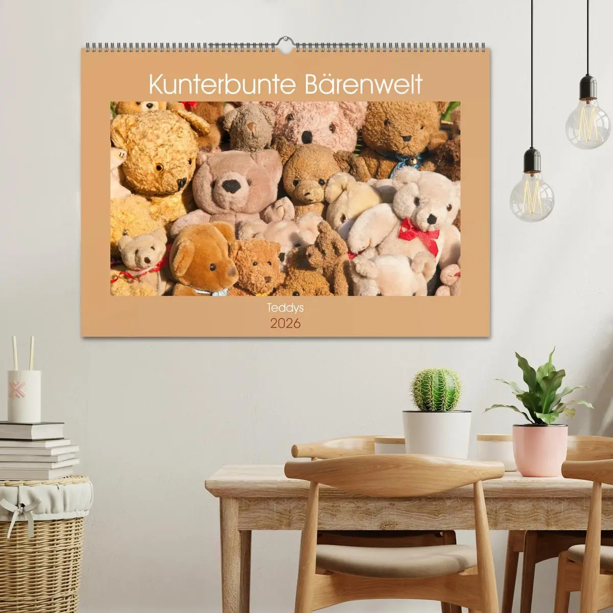 Bild: 9783457882290 | Kunterbunte Bärenwelt - Teddys (Wandkalender 2026 DIN A2 quer),...