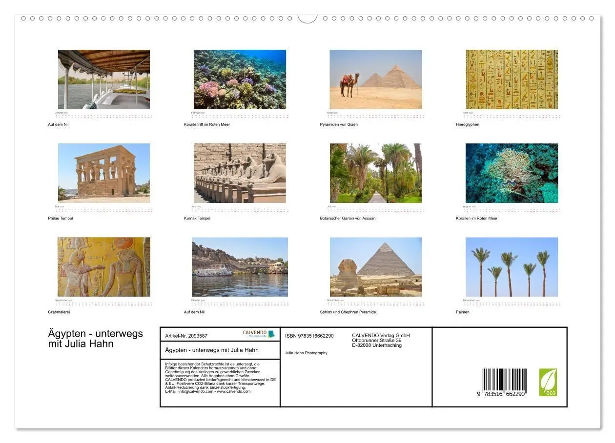 Bild: 9783516662290 | Ägypten - unterwegs mit Julia Hahn (hochwertiger Premium...