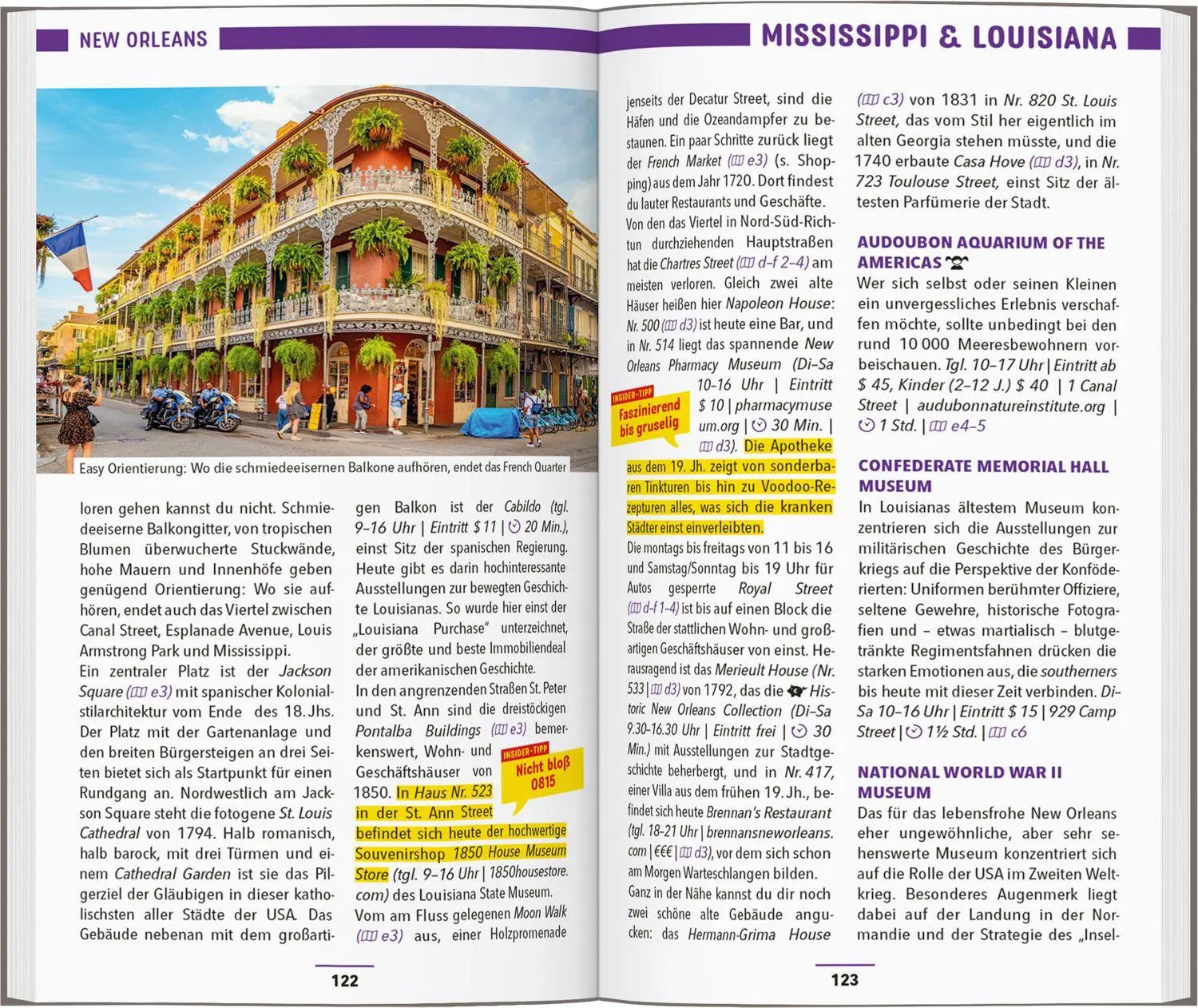 Bild: 9783829742290 | MARCO POLO Reiseführer USA Südstaaten, New Orleans | Ole Helmhausen