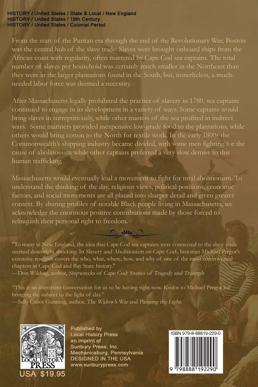 Rückseite: 9798888192290 | Slavery and Abolitionism on Cape Cod | A Massachusetts Incongruity