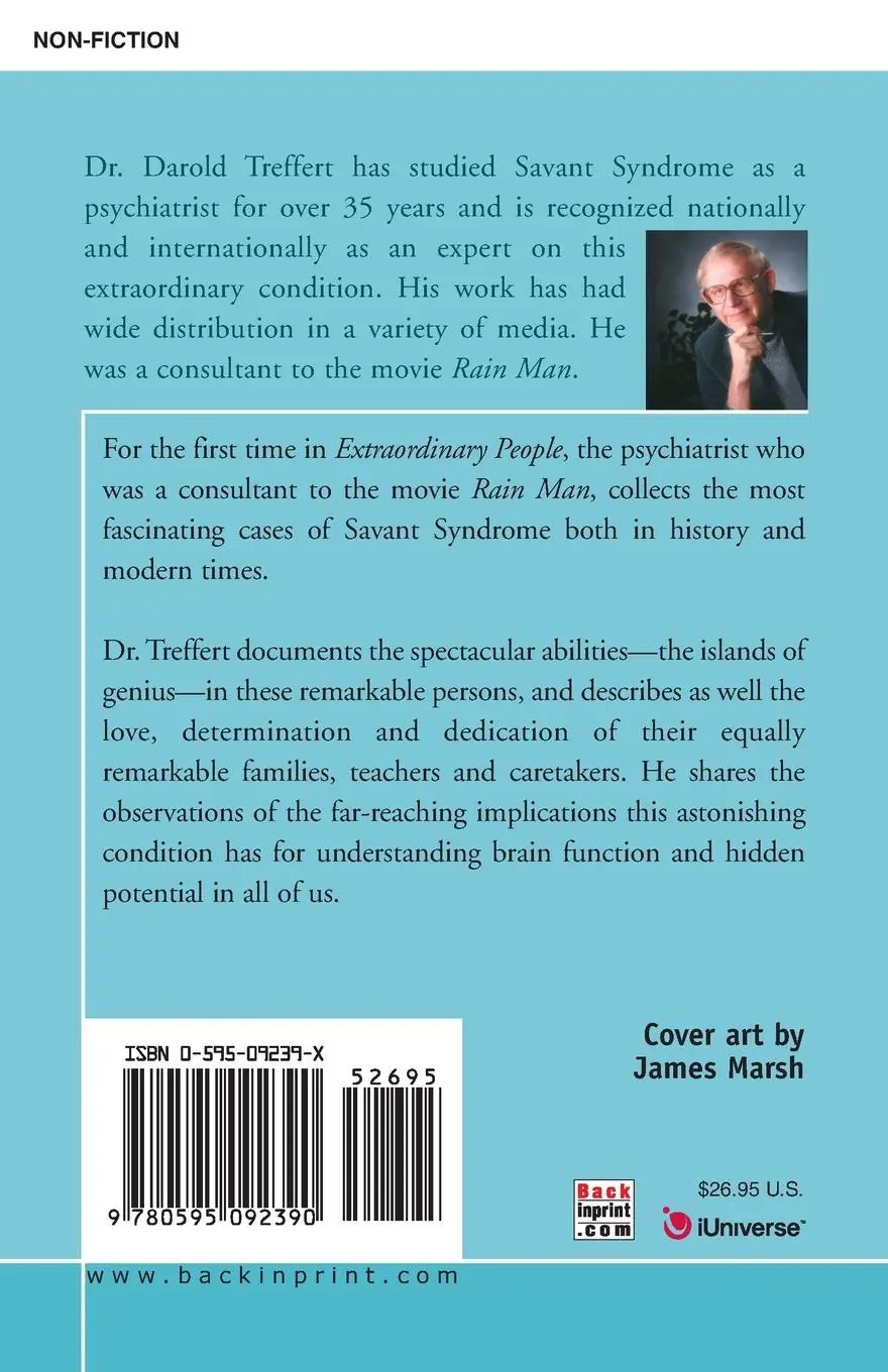 Rückseite: 9780595092390 | Extraordinary People | Understanding Savant Syndrome | Treffert | Buch