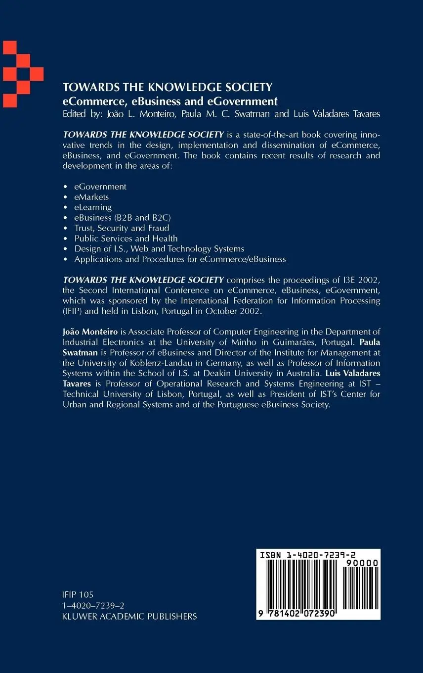 Rückseite: 9781402072390 | Towards the Knowledge Society | João L. Monteiro (u. a.) | Buch | xxii