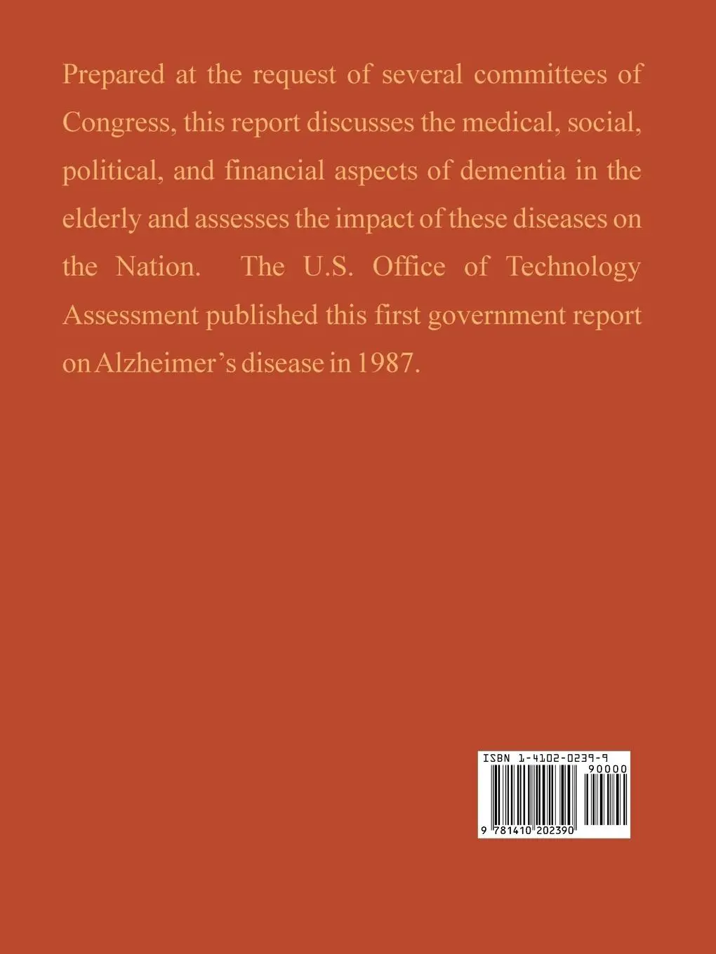 Rückseite: 9781410202390 | Losing A Million Minds | Office of Technology Assessment | Taschenbuch