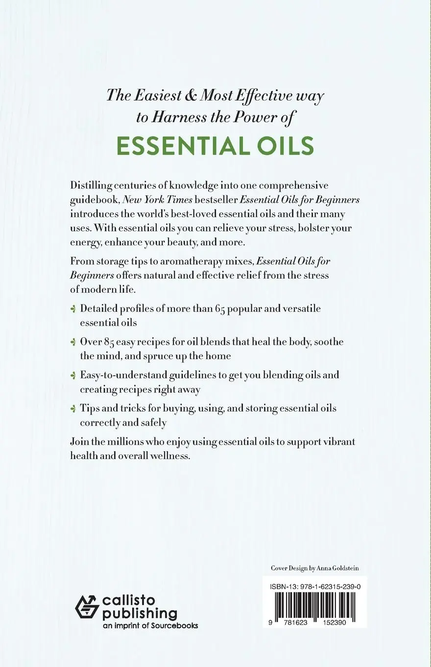 Rückseite: 9781623152390 | Essential Oils for Beginners | Althea Press | Taschenbuch | Englisch