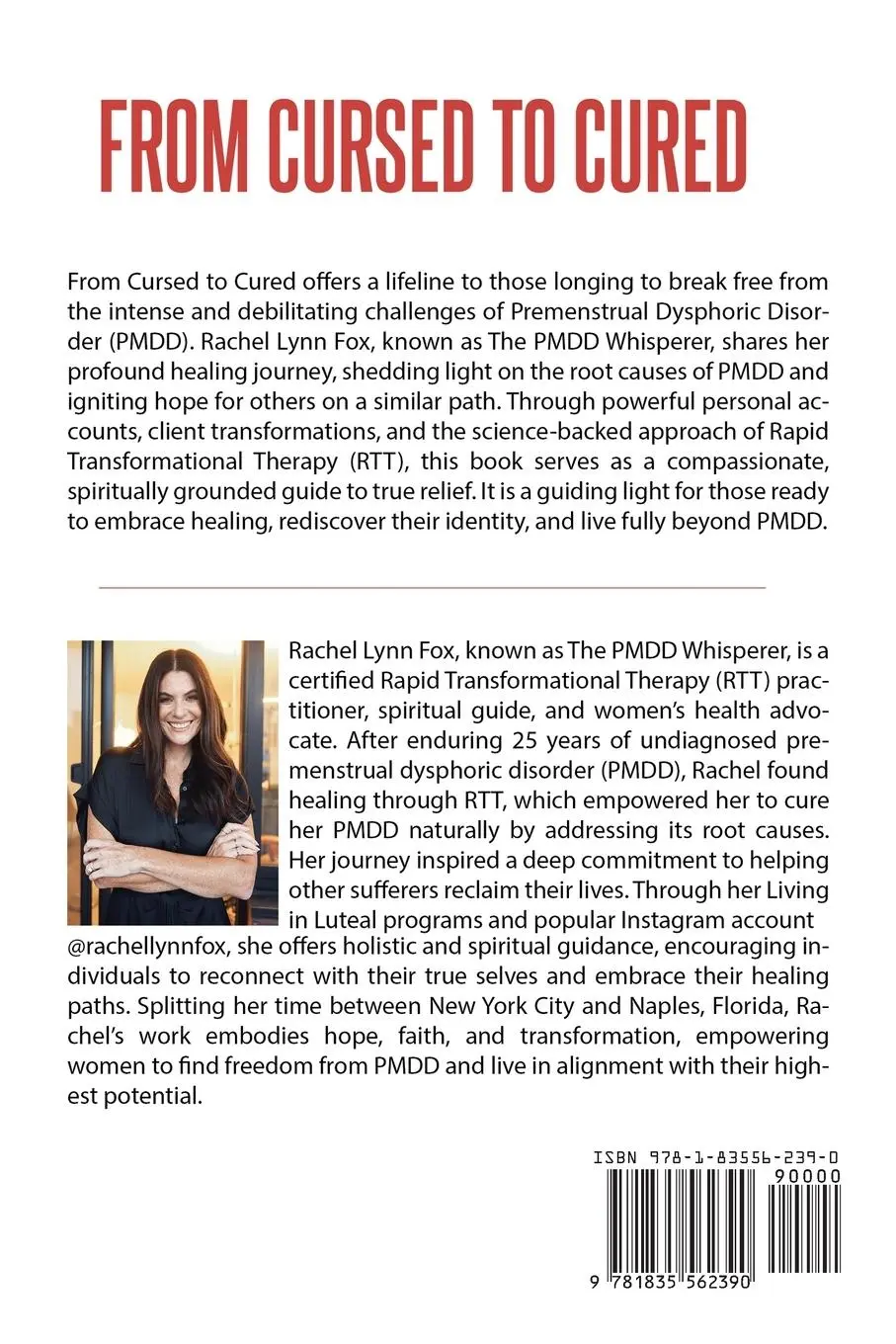 Rückseite: 9781835562390 | From Cursed to Cured | How to Treat &amp; Cure PMDD Naturally | Fox | Buch