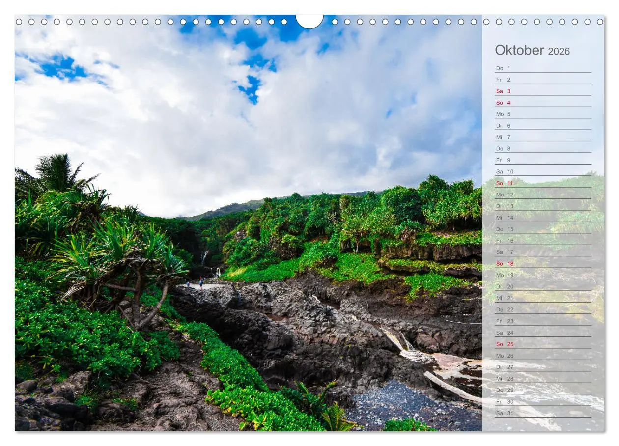 Bild: 9783457632390 | Malerisches Hawaii (Wandkalender 2026 DIN A3 quer), CALVENDO...