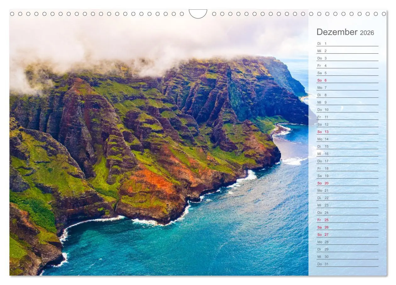 Bild: 9783457632390 | Malerisches Hawaii (Wandkalender 2026 DIN A3 quer), CALVENDO...