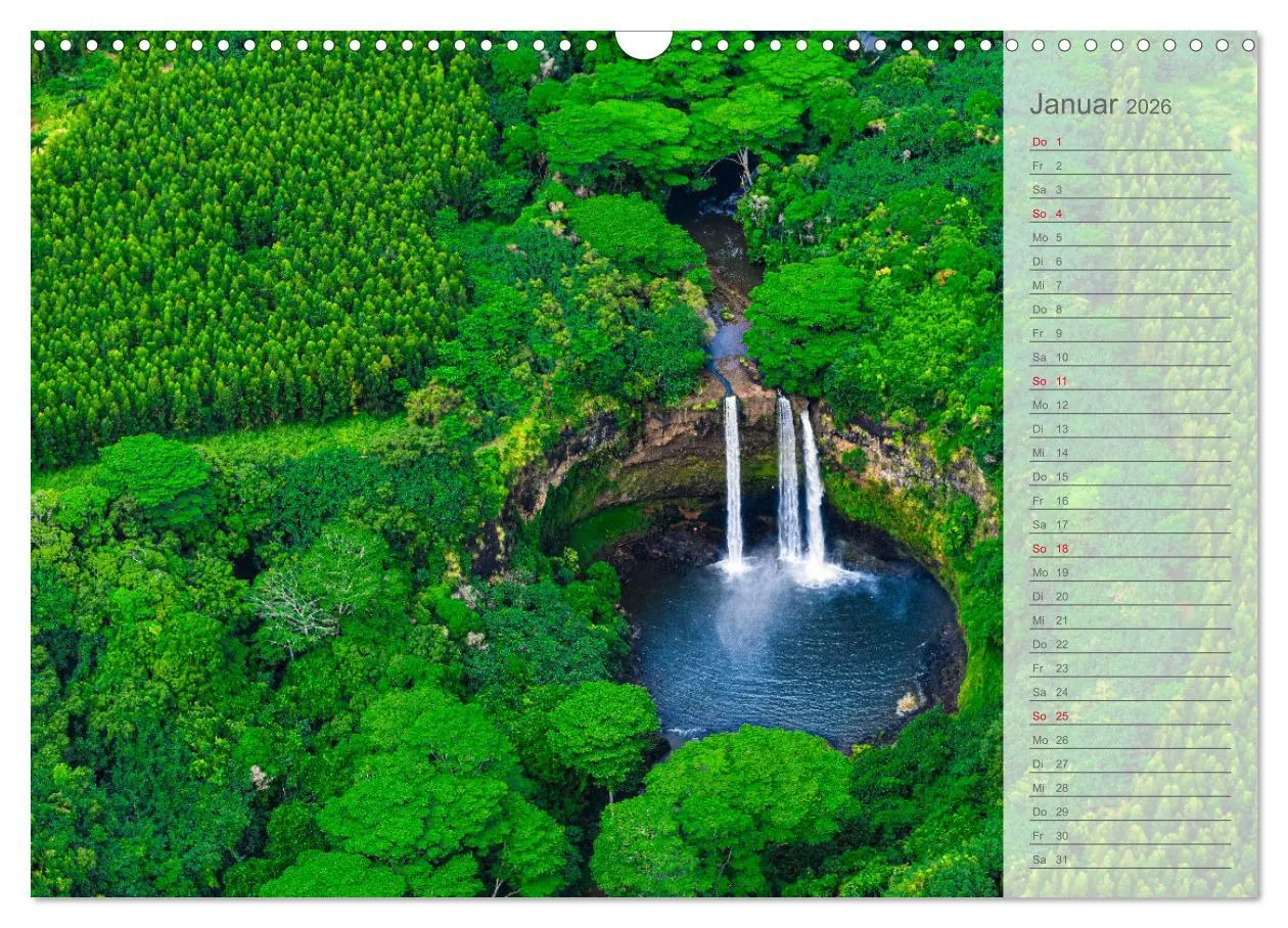 Bild: 9783457632390 | Malerisches Hawaii (Wandkalender 2026 DIN A3 quer), CALVENDO...