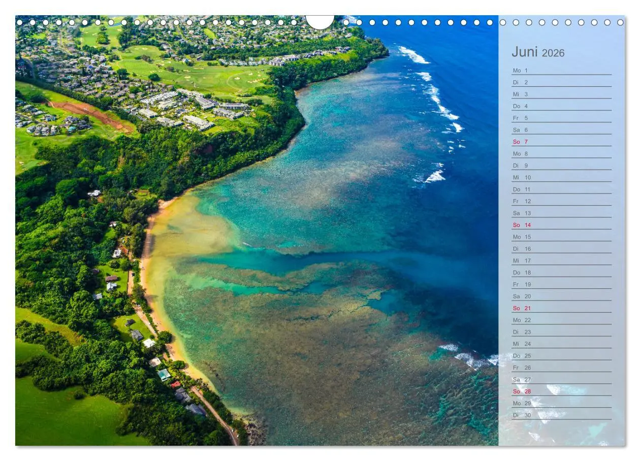 Bild: 9783457632390 | Malerisches Hawaii (Wandkalender 2026 DIN A3 quer), CALVENDO...