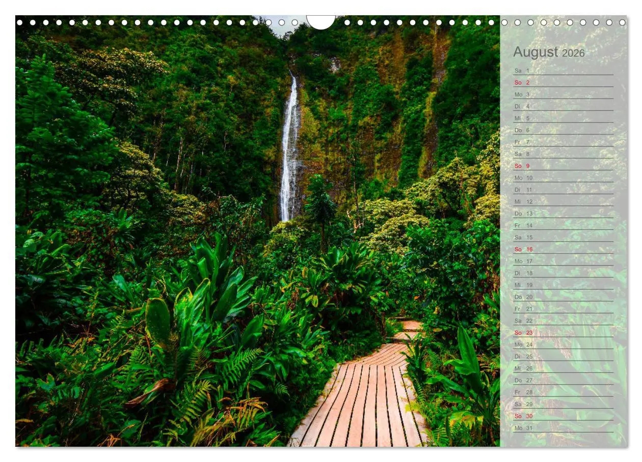 Bild: 9783457632390 | Malerisches Hawaii (Wandkalender 2026 DIN A3 quer), CALVENDO...