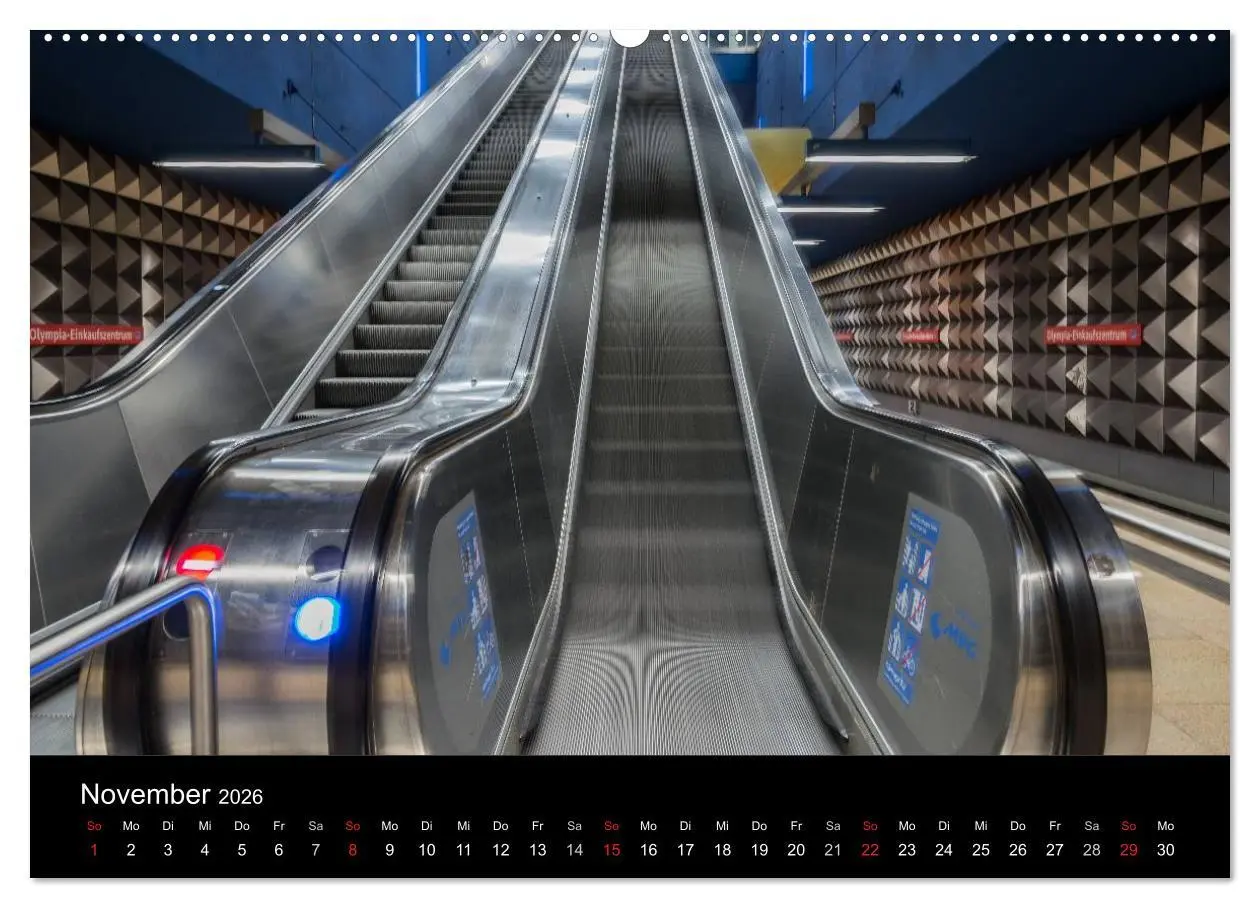 Bild: 9783516102390 | U-Bahn in München (Wandkalender 2026 DIN A2 quer), CALVENDO...
