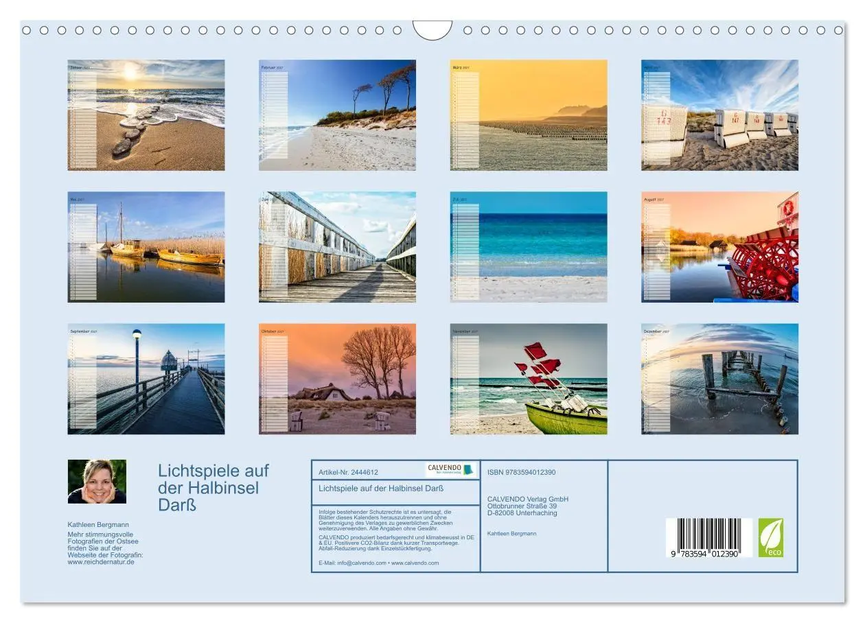 Bild: 9783594012390 | Lichtspiele auf der Halbinsel Darß (Wandkalender 2027 DIN A3 quer),...