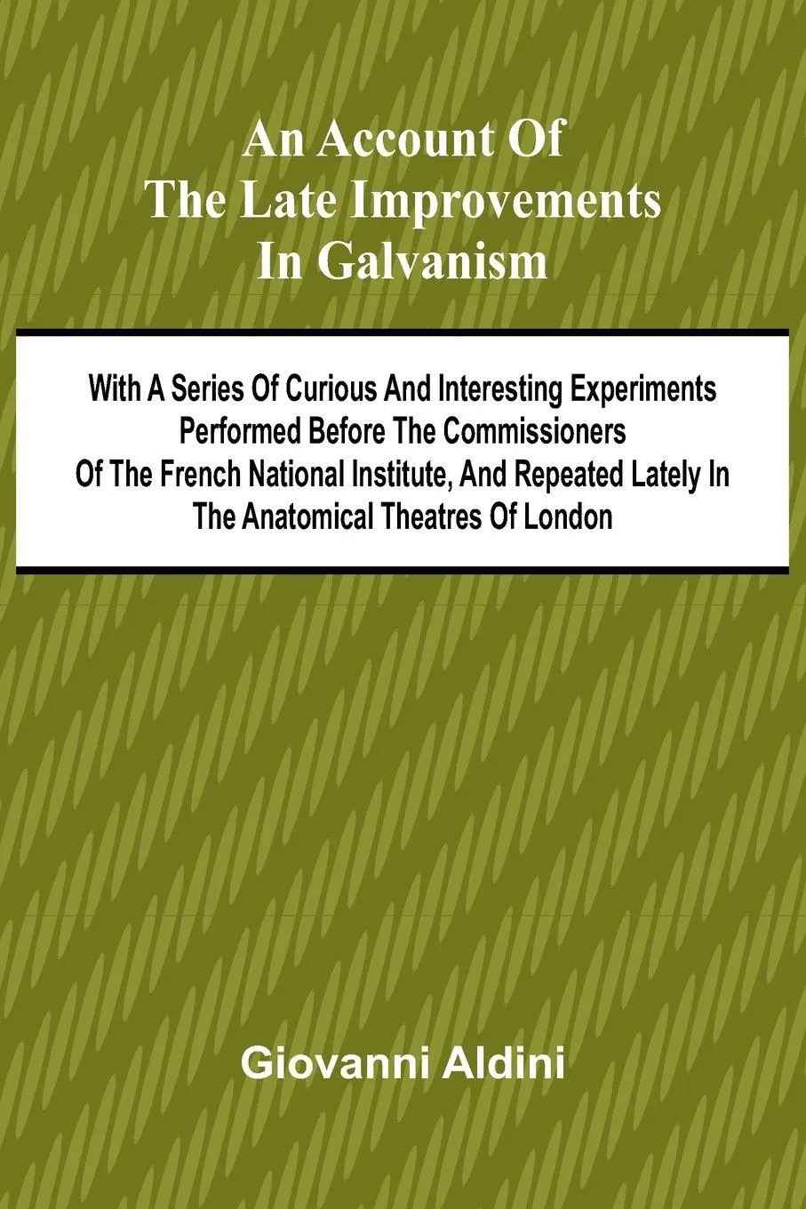 Cover: 9789362992390 | An Account of the Late Improvements in Galvanism; With a Series of...