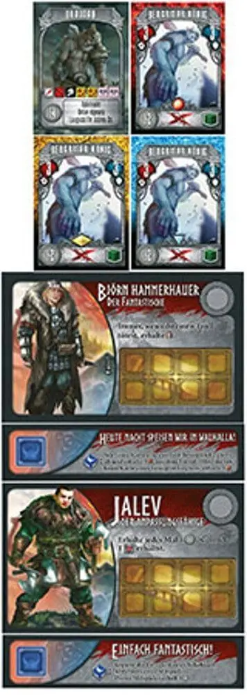 Cover: 4255682702490 | Champions of Midgard - Sonderkarten-Paket 1 (Jalev, Björn, Draudan)