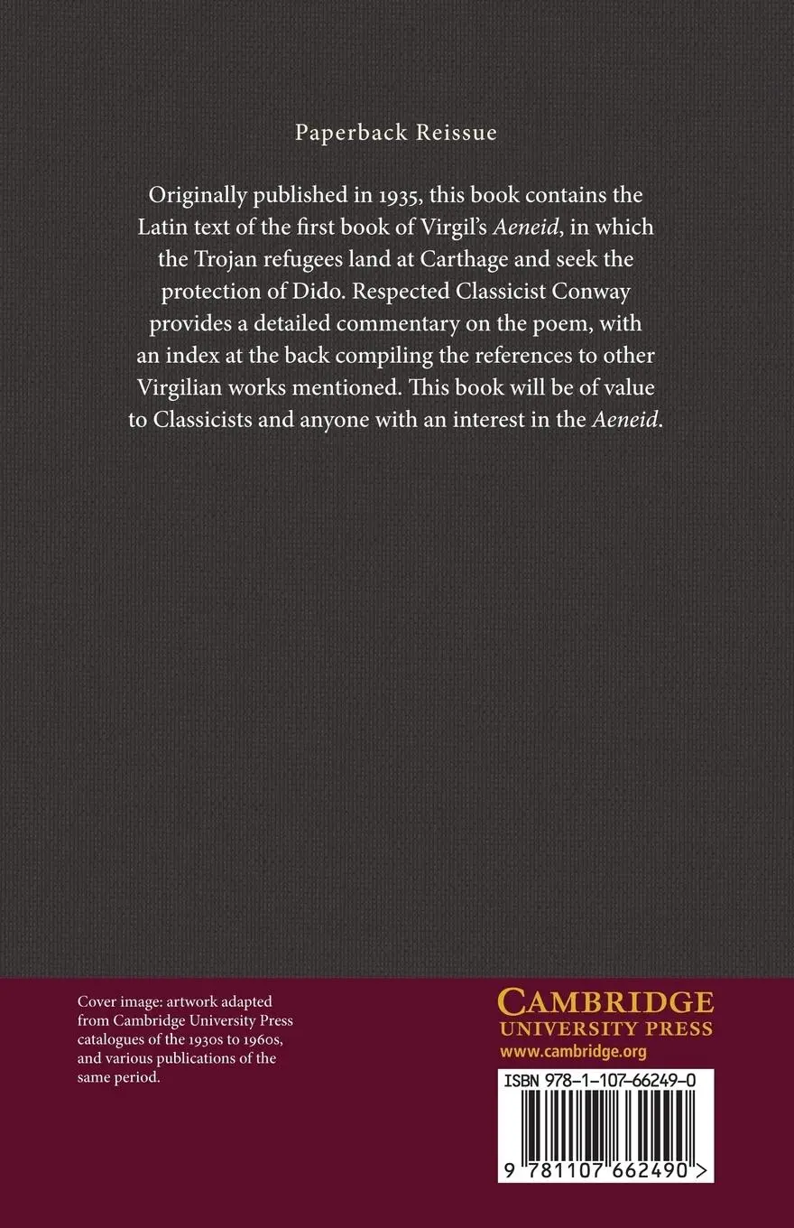 Rückseite: 9781107662490 | P. Vergili Aeneidos Liber Primus | Robert Seymour Conway | Taschenbuch
