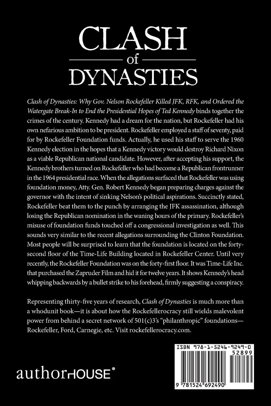 Rückseite: 9781524692490 | Clash of Dynasties | Richard James Desocio | Taschenbuch | Englisch