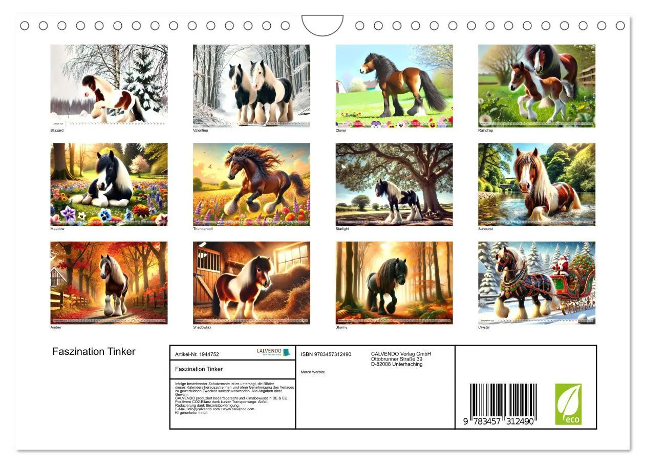 Bild: 9783457312490 | Faszination Tinker (Wandkalender 2026 DIN A4 quer), CALVENDO...