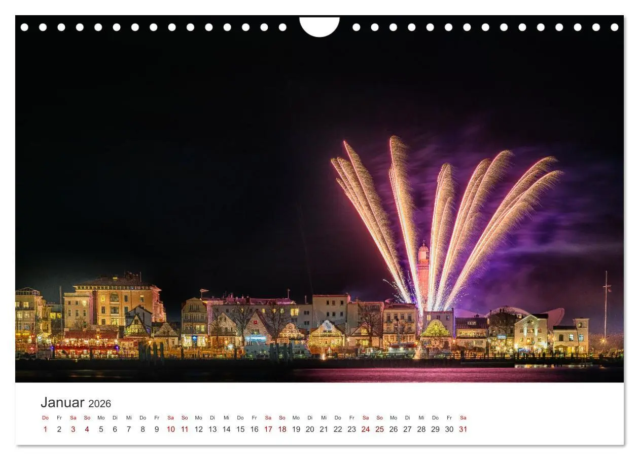 Bild: 9783457622490 | Warnemünde by Olaf Rehmert (Wandkalender 2026 DIN A4 quer),...