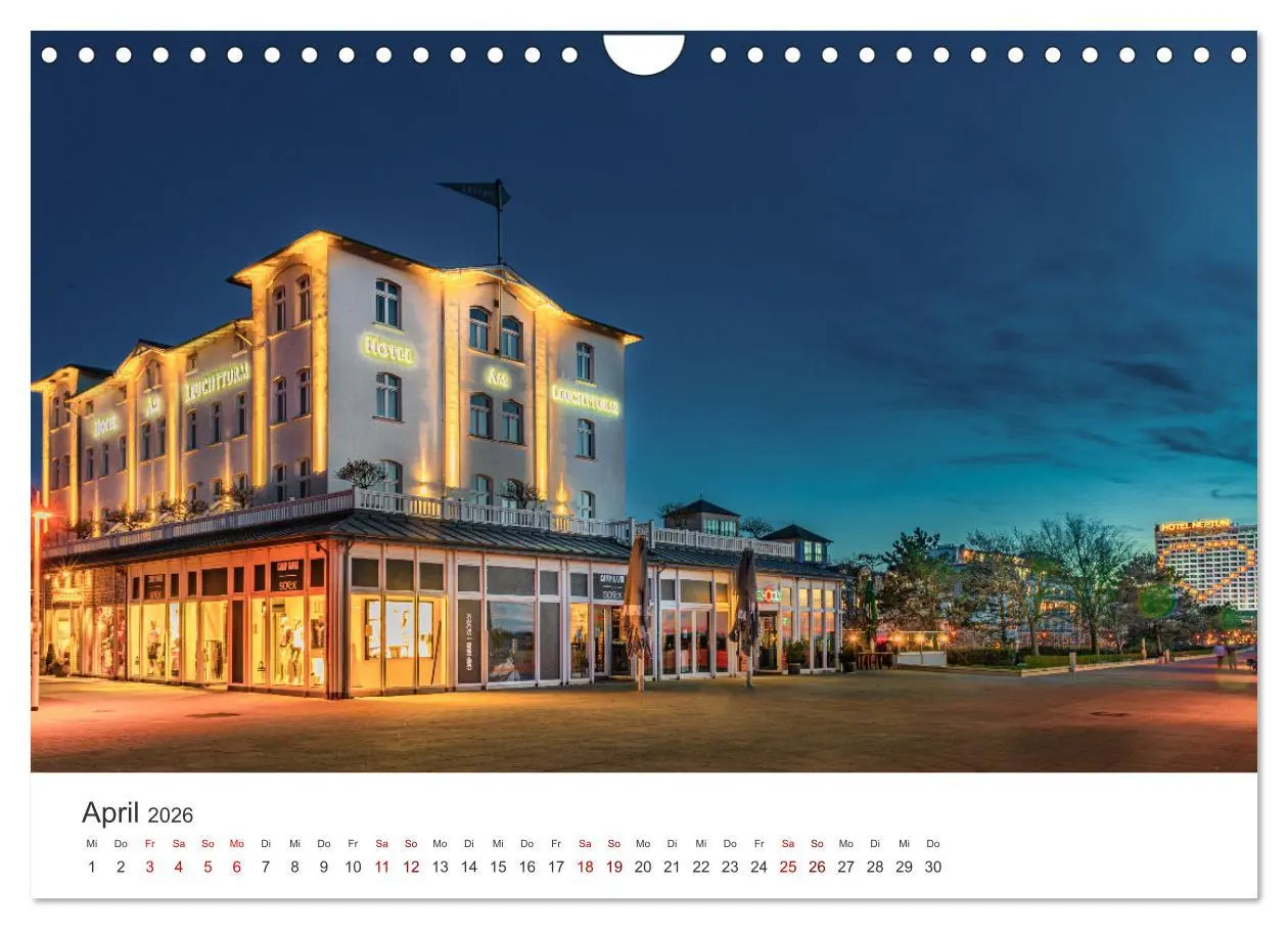 Bild: 9783457622490 | Warnemünde by Olaf Rehmert (Wandkalender 2026 DIN A4 quer),...