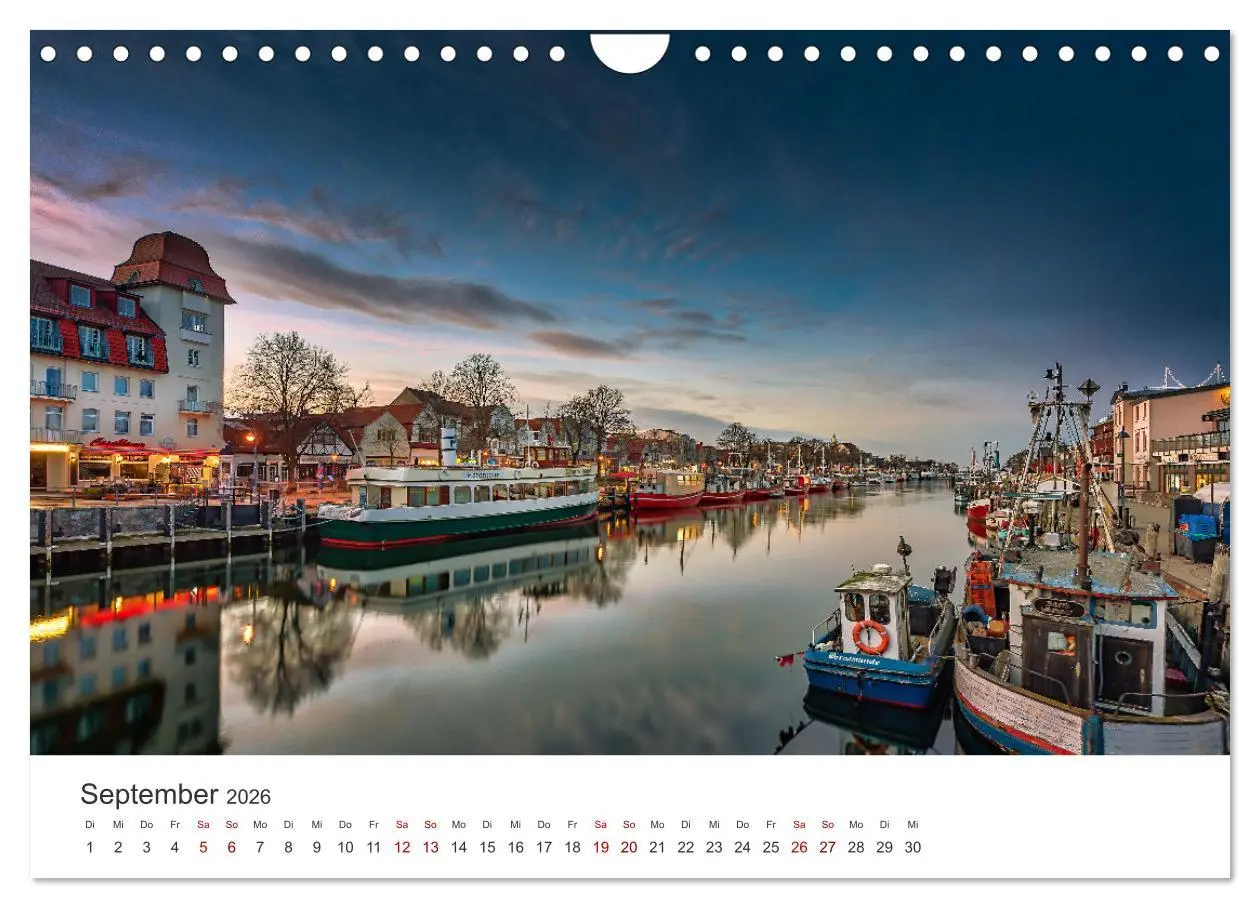 Bild: 9783457622490 | Warnemünde by Olaf Rehmert (Wandkalender 2026 DIN A4 quer),...