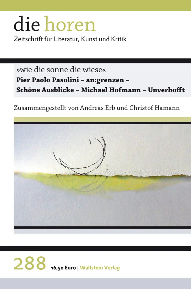 Cover: 9783835352490 | »wie die sonne die wiese« | Andreas Erb (u. a.) | Taschenbuch | 295 S.