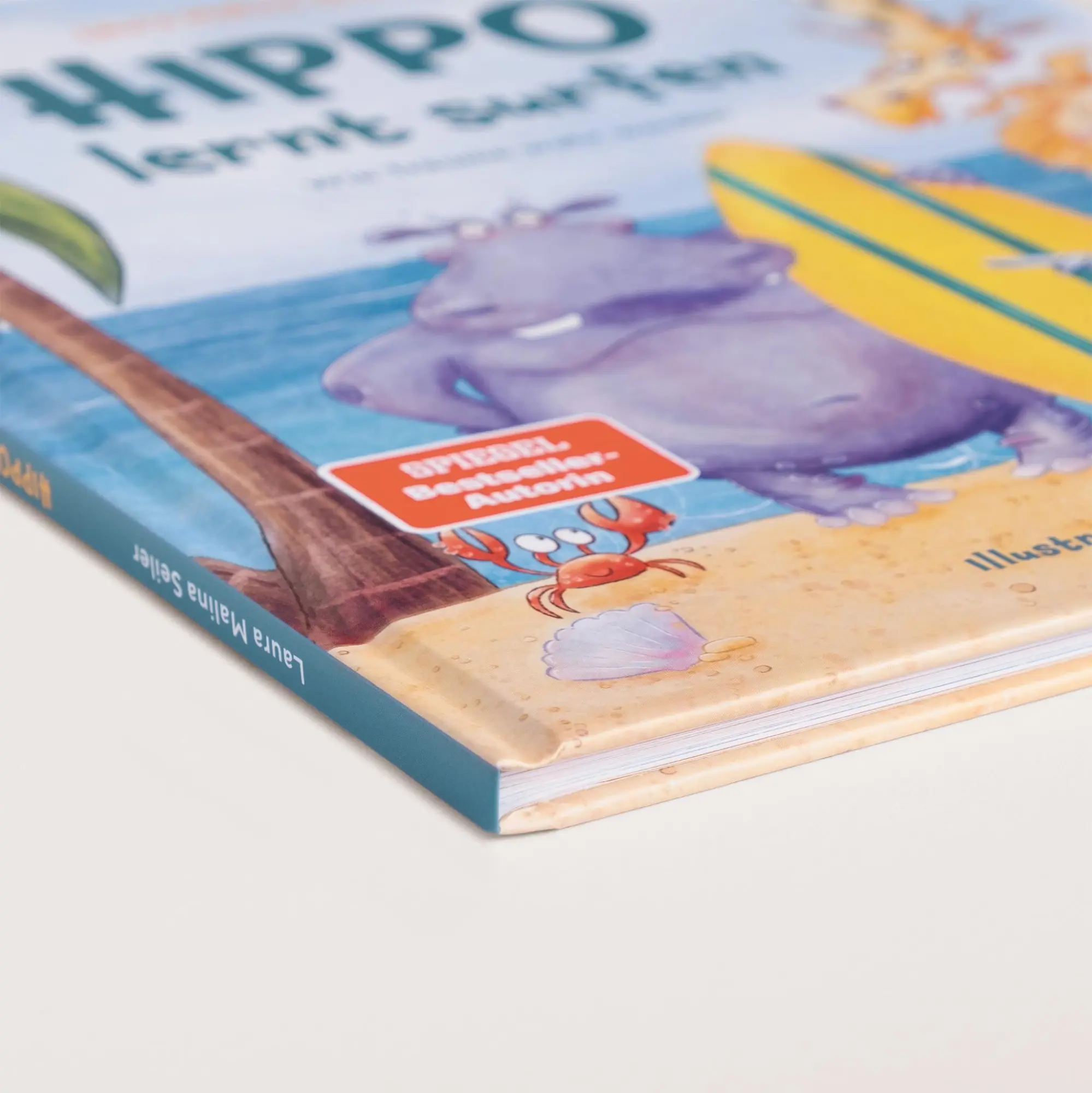 Bild: 9783949822490 | Hippo lernt Surfen - Wie Träume wahr werden | Laura Malina Seiler