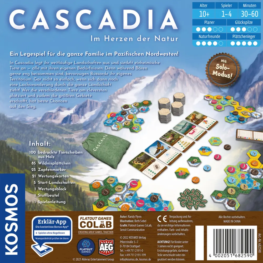 Bild: 4002051682590 | Cascadia - Im Herzen der Natur | Randy Flynn | Spiel | Sonstiges