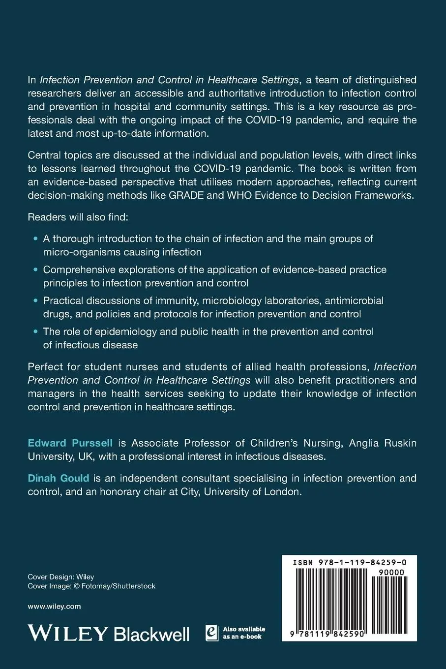 Rückseite: 9781119842590 | Infection Prevention and Control in Healthcare Settings | Taschenbuch